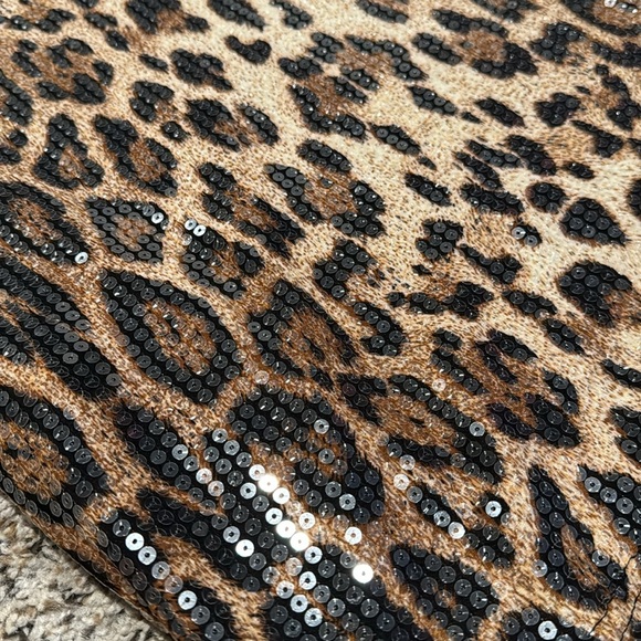 Leopard sequin cami dress - Picture 5 of 6